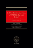 Transnational Commercial Law: International Instruments and Commentary 0199582866 Book Cover