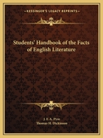 Students' Handbook of the Facts of English Literature 0766156567 Book Cover