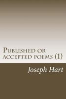Published or accepted poems (1) 150076647X Book Cover