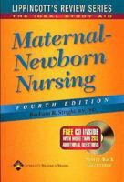 Lippincott's Review Series: Maternal-Newborn Nursing (Lippincott's Review Series) 1582553599 Book Cover
