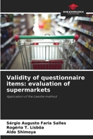 Validity of questionnaire items: evaluation of supermarkets 6207705653 Book Cover