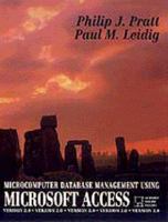 Microcomputer Database Management Using Microsoft Access Version 2.0/Book and Disk 0877095604 Book Cover