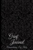 Black on Black Damask: Grief Journal, Remembering My Baby: Miscarriage . Stillbirth . Neonatal Death 1731498489 Book Cover