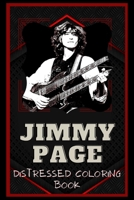 Jimmy Page Distressed Coloring Book: Artistic Adult Coloring Book null Book Cover