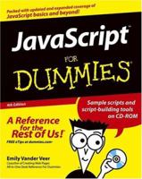 JavaScript for Dummies 0764576593 Book Cover