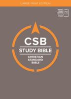 CSB Study Bible, Large Print, Digital Study Edition, Hardcover, Red Letter, Study Notes, Articles, Word Studies, Illustrations, Outlines, Timelines, Easy-to-Read Bible Serif Type B0DT8RHX2C Book Cover
