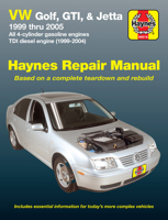 VW Golf, GTI, & Jetta, '99-'05 (Automotive Repair Manual) 156392708X Book Cover