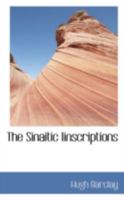 The Sinaitic Iinscriptions 0469158255 Book Cover