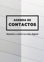 Agenda de contactos: Mantén a salvo tu vida digital 1471060012 Book Cover