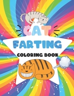 Cats Farting Coloring Book: Funny Kawaii Cat Easy Coloring Pages for Kids B08R7C2P9D Book Cover