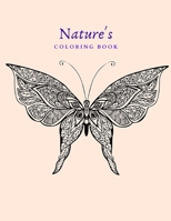 Nature's Coloring Book: Animal Mandala Black and White Sketches null Book Cover