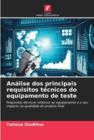 Análise dos principais requisitos técnicos do equipamento de teste (Portuguese Edition) 6630295307 Book Cover