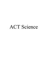 ACT Science 1535261293 Book Cover