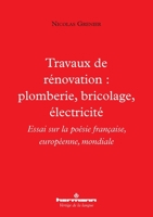 Travaux de rénovation : plomberie, bricolage, électricité: Essai sur la poésie française, européenne, mondiale (HR.VERTIG.LANGU) (French Edition) B09F1FVFQ2 Book Cover