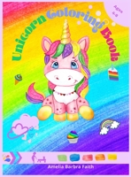 Unicorn Coloring Book: Great Coloring & Activity Book with Cute Unicorn for Kids Ages 4-8 / 48 Unique and Adorable Designs Coloring Pages / Magical Unicorn for children / Perfect Gift 278027154X Book Cover