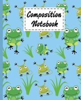 Composition Notebook: Cute frogs Gifts Cartoon Cover Wide Ruled Composition Book For Girls Boys Kids Teens For Taking notes & Ideas - Funny Tree Legs Themed For Frogs Lovers. 1704393914 Book Cover