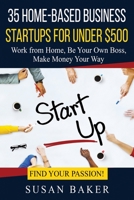 35 Home-Based Business Startups for Under $500: Work from Home, Be Your Own Boss, Make Money Your Way - Find Your Passion! B08XNBW9DP Book Cover