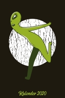 Kalender 2020: Wochenplaner zum notieren, organisieren und planen ca. DIN A5 6x9. Kalender / Terminkalender / Monats- / Tages�bersicht / Kontakt- / Geburtstags listen / Design: Ausserirdischer Rennt A 1678333506 Book Cover