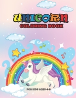 UNICORN COLORING bOOK FOR KIDS AGES 4-8: 24 Pages unicorn Coloring Book for kids to Begin Drawing B08ZBJF5KQ Book Cover