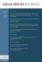 Legal Issues Journal 7(1) B0BXR3SQTW Book Cover