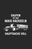 Landwirt Notizbuch: Mais H�ckseln Saufen Trecker Bauernhof als Geschenkidee als Planer Tagebuch Notizheft oder Notizblock 6x9 DIN A5 120 Seiten Blank 1677443162 Book Cover