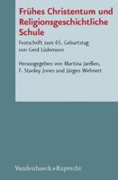 Fruhes Christentum Und Religionsgeschichtliche Schule: Festschrift Zum 65. Geburtstag Von Gerd Ludemann 3525539770 Book Cover