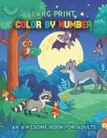 Large Print Color By Number: Large Print Amazing Coloring Pages For Adults Color By Number B0CCCRYXT7 Book Cover