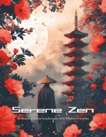 Serene Zen; 50 Serene Chinese Landscapes with Wisdom Proverbs [8.5x11]: Coloring Reflections of Traditional Chinese Landscapes with Ancient Chinese Wi B0CVHG8BFH Book Cover