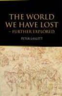 The World We Have Lost 0684137259 Book Cover