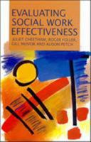 Evaluating Social Work Effectiveness 0335190057 Book Cover
