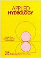 Applied Hydrology 0070108102 Book Cover