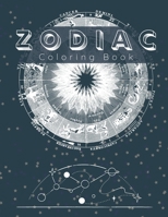 Zodiac Coloring Book: Simple and Cool Astrology and Zodiac Signs for Adults to Color and Relax | Horoscope Coloring Book with 36 Drawings B0916L2LST Book Cover