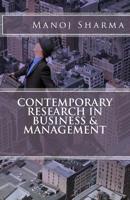 Contemporary Research in Business & Management 1979434336 Book Cover