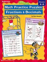 Math Practice Puzzles: Fractions and Decimals 0439288509 Book Cover