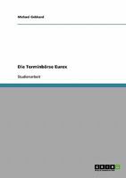 Die Terminb�rse Eurex 3638682277 Book Cover