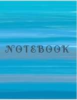 NOTEBOOK: College Ruled Notebook - Blue Large (8.5 x 11 inches) - 140 Pages 1674185839 Book Cover