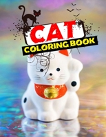 Cat Coloring Book: Adult Coloring Book for Cat Lovers B08JVKFRMS Book Cover