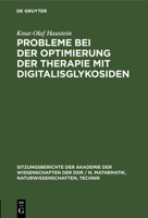 Probleme Bei Der Optimierung Der Therapie Mit Digitalisglykosiden 3112503139 Book Cover