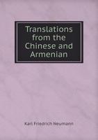 Translations from the Chinese and Armenian 1142148254 Book Cover