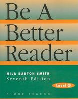 Be a Better Reader, Level G 0835923282 Book Cover