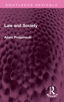Law and Society 1032606576 Book Cover