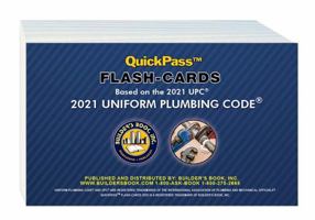 Uniform Plumbing Code QuickPass Flash-Cards Based on the 2021 UPC 1622702816 Book Cover