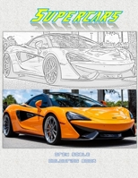 Supercars Grey Scale Colouring Book: 8.5X11 Inch Grey Scale Stress Relieving Supercars Pictures Designs for Adults Relaxation 1695049756 Book Cover