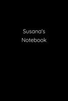 Susana's Notebook: Notebook / Journal / Diary - 6 x 9 inches (15,24 x 22,86 cm), 150 pages. 1692319299 Book Cover