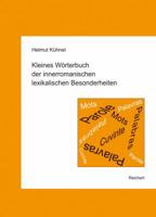 Kleines Worterbuch Der Innerromanischen Lexikalischen Besonderheiten 3895005177 Book Cover