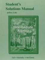 Student Solutions Manual for Intermediate Algebra 0321846311 Book Cover