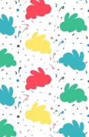 A5 Lined Notebook 110 Pages: Funny Ruled Journal Cute Rabbit Bunny Own Pet Lover Happy Easter Eggs 081. Cute Unique Student Teacher Blank Scrapbook/ Composition/ Planner Great For Home School Office W 1700570862 Book Cover