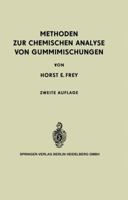 Methoden Zur Chemischen Analyse Von Gummimischungen 3662124882 Book Cover