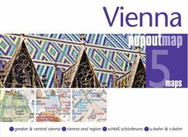 Vienna PopOut Map - handy, pocket-size, pop-up Vienna map (Popout Map) (Footprint Popout Map) 1845879376 Book Cover