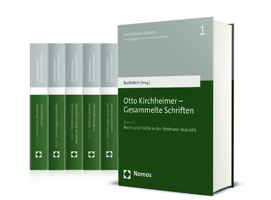 Otto Kirchheimer - Gesammelte Schriften: Band 1 - Band 6 3848747375 Book Cover